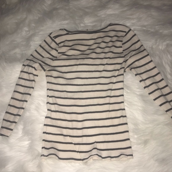 Forever 21 striped crop top - Picture 2 of 2